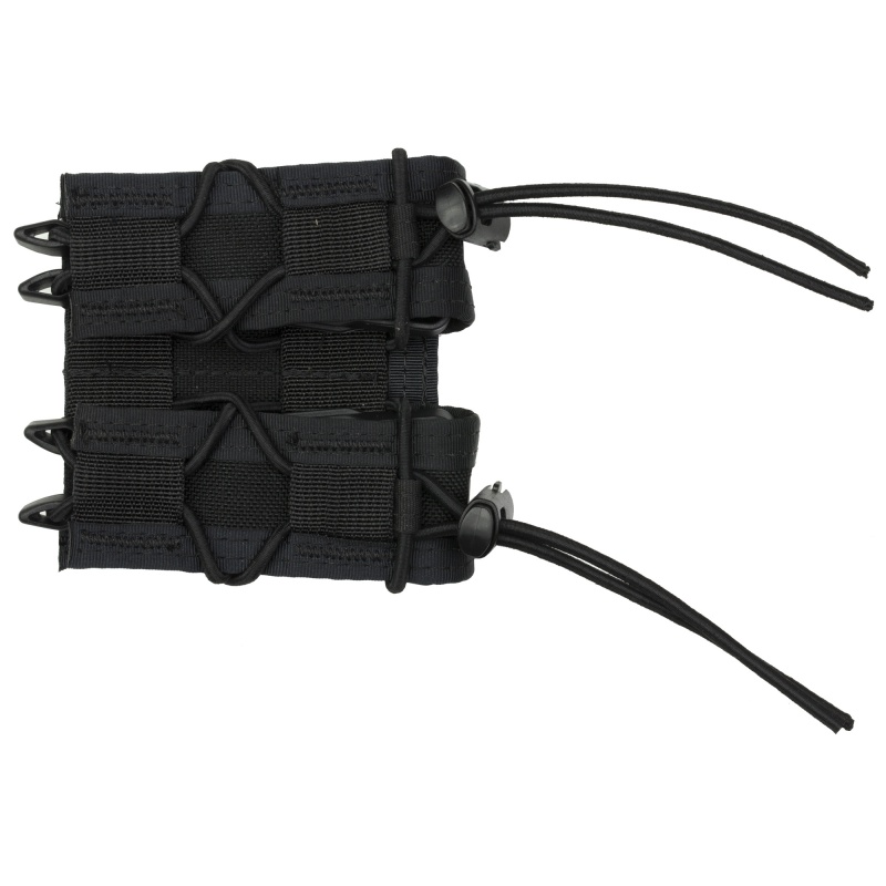 High Speed Gear, Pistol Taco, Double Magazine Pouch, Molle, Fits Most Pistol Magazines, Hybrid Kydex And Nylon, Black