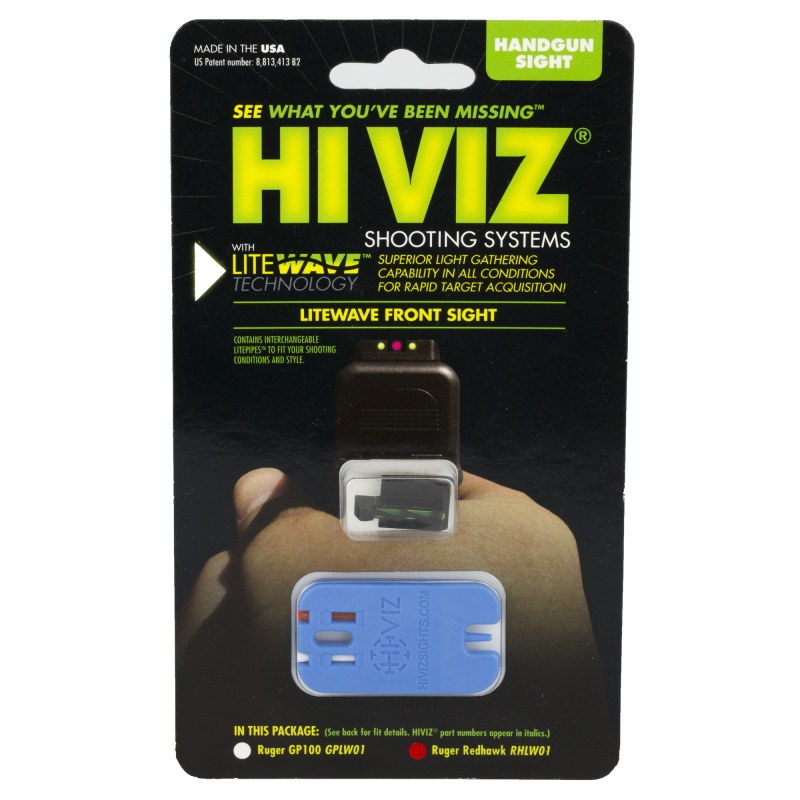 Hi-Viz LiteWave Front Sight for Ruger Revolvers