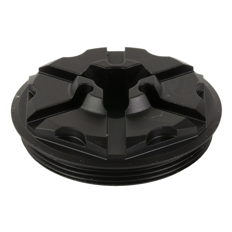 Energetic Armament, Flash Hider End Cap, 5.56, Machined From Stainless Steel, Nitride Finish, Black