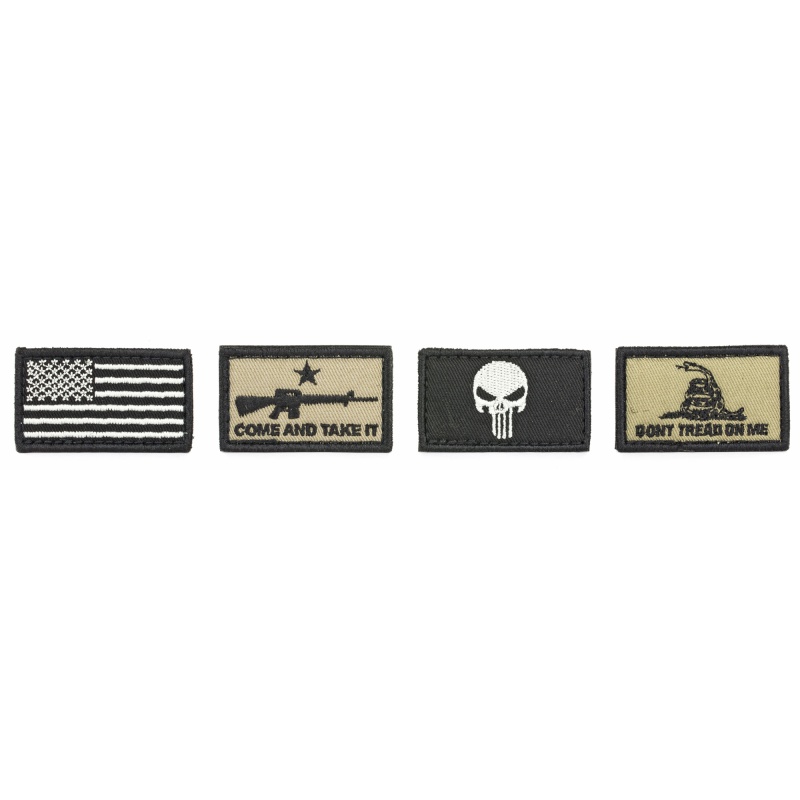 Walker's, Patriot, Come & Take It Patch Kit, Includes 4 Assorted Patches, Actual Patches May Vary From Image, Designs Subject To Change