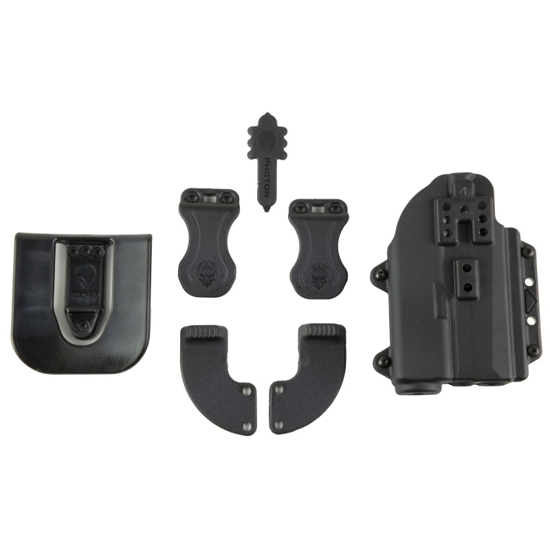 Alien Gear Holsters, Photon Holster, Fits Sig Sauer P320c/M18/Xcarry With Tlr-7/Nightstick 550Xl/Inforce Wild1, Polymer Construction, Black, Ambidextrous
