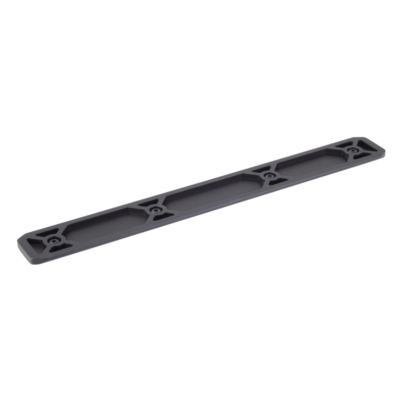 Warne, Tactical Arca Rail, Fits M-Lok, 12" Long, Matte Anodized Finish, Black