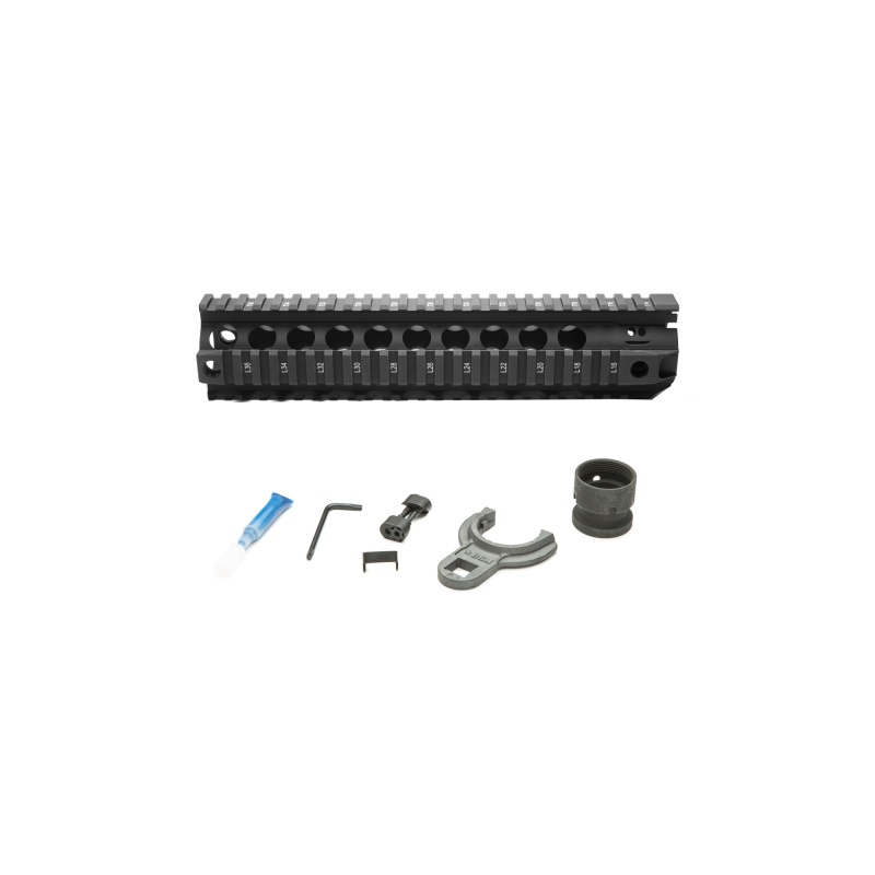 Bravo Company, Quad Rail, Picatinny Rail, Fits Ar Rifles, 10", Black