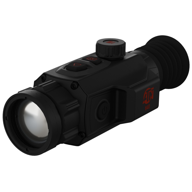 Atn Corp, Thor 6 Mini, Thermal Rifle Scope, 2-16X Magnification, 35Mm Objective, Multiple Reticles, Black, Includes Carry Case And Charging Cable