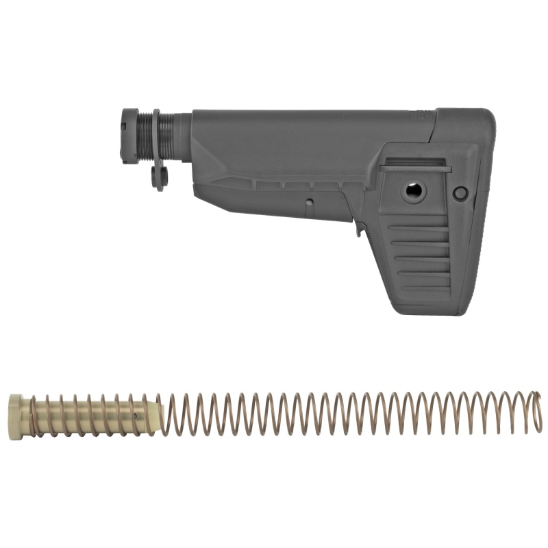 Bravo Company, Bcmgunfighter Mod 1 Stock Kit, Sopmod (Widebody), Storage, Receiver Extension, Quick Detach End Plate, Lock Nut, Action Spring, Carbine Buffer, Black