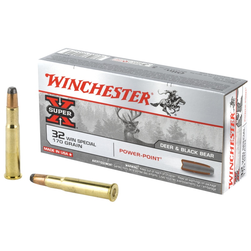 Winchester Ammunition, Super-X, 32 Win Special, 170 Grain, Power Point, 20 Round Box
