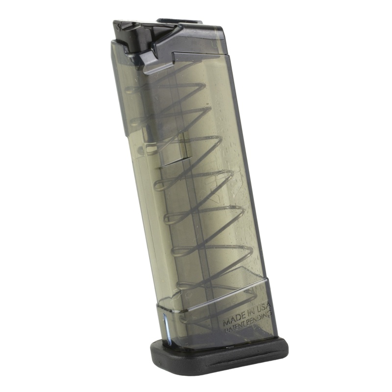 Elite Tactical Systems Group, Magazine, 9Mm, 9 Rounds, Fits Glock 43, Carbon Smoke