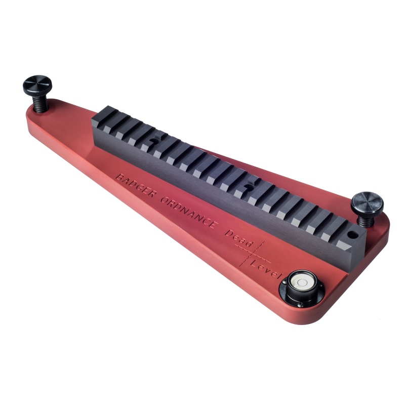 Badger Ordnance, Dead Level Tool, Dead Level Reticle Leveling Device, Black
