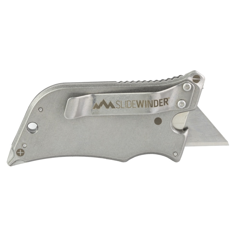 Outdoor Edge, Slidewinder, Folding Knife, Plain Edge, .75" Blade Length, 420J2 Stainless Steel, Black