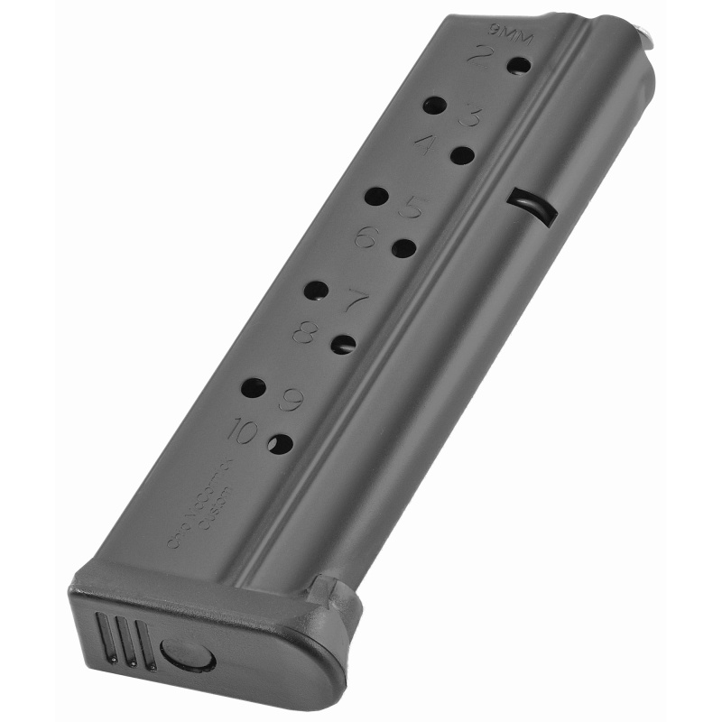 Cmc Products, Magazine, Range Pro, 9Mm, 10 Rounds, Fits 1911, Stainless, Black