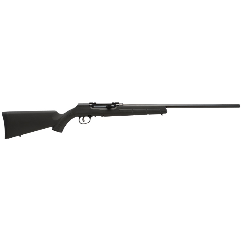 Savage Arms, A17, Semi-Automatic Rifle, 17Hmr, 22" Button-Rifled Barrel, High-Luster Black Finish, Synthetic Stock, Accutrigger, Rotary Magazine, 10 Rounds, Right Hand