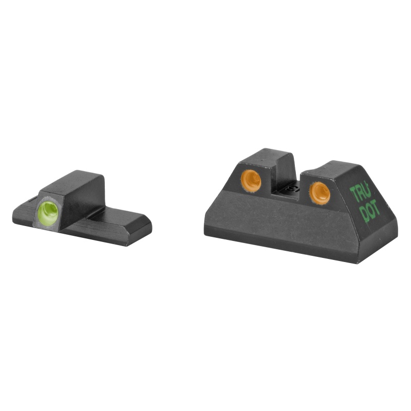 Meprolight, Tru-Dot, Fixed Tritium Sights, Green/Orange, Fits Hk Usp Compact 9/40S&W/45Acp