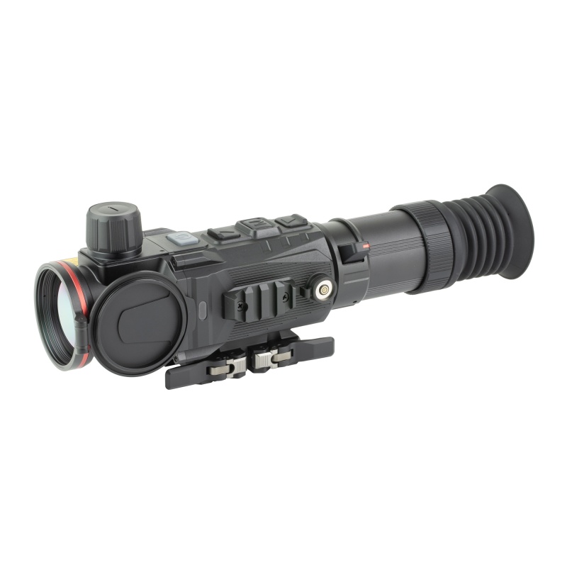 Nocpix, Rico 3 Pro H50r, Thermal Imaging Sight, 3-6X Magnification, 50Mm Objective, 640X512, 1,600 Yard Laser Range Finder & Onboard Ballistic Calculator, Black, Includes Quick Detach Mount