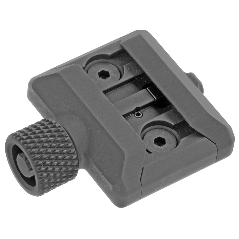 Magpul Industries, Qr Rail Grabber, Developed Primarily For Magpul Bipods, True Quick-Release Plate That Is Compatible With A Wide Variety Of Products That Use The A.R.M.S. 17S Style Footprint, Compatible With Both Picatinny And Rrs/Arca Interfaces, Aluminum, Black