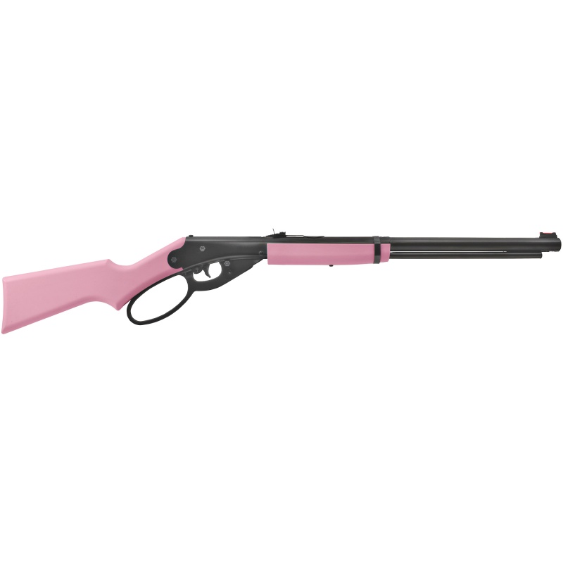 Daisy, 991999-503, Air Rifle, 177Bb, 350, Pink, Lever Action Carbine Bb, Box, Wood