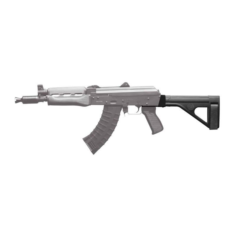 Sb Tactical, Sob47, Pistol Stabilizing Brace, Fits Ak Pistol, Black, Includes Ak Adapter, Adjustable Nylon Strap