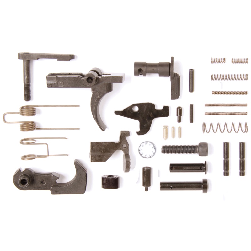 Lbe Unlimited, Lower Parts Kit, 223 Remington/5.56 Nato, Black Finish, Without Trigger Guard Or Pistol Grip