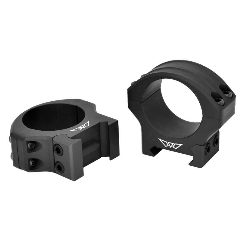 Warne, Hyperlite Rings, 30Mm Low, Matte Finish, Black