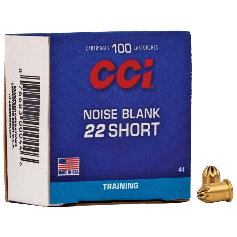 Cci Ammunition, Blank, 22S, Blank, 100 Round Box