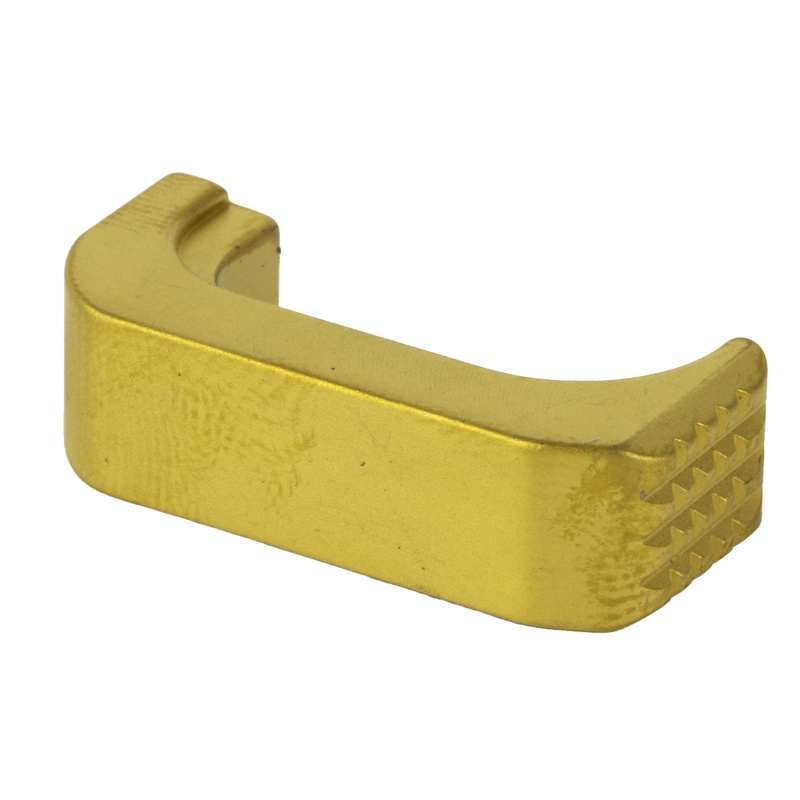 Shield Arms, Premium Mag Release, Fits Glock 43X/48, Anodized Finish, Gold, Right Hand Only