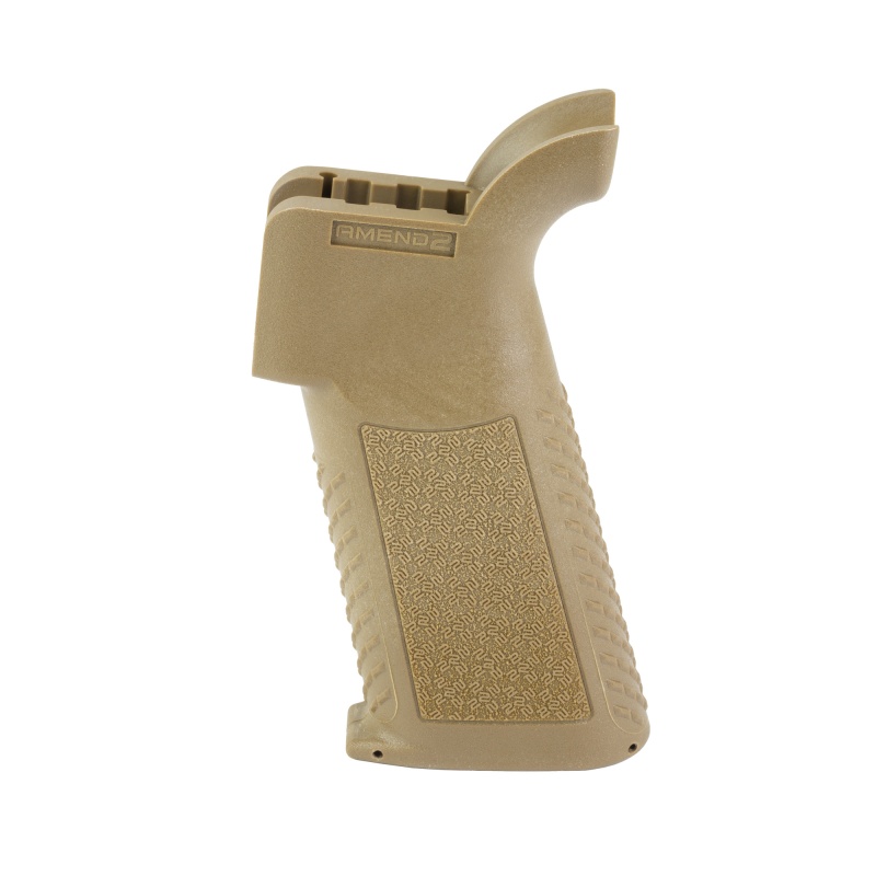 Amend2, Pistol Grip Enhanced, For Ar-15/Ar10, Polymer Construction, Coyote Brown