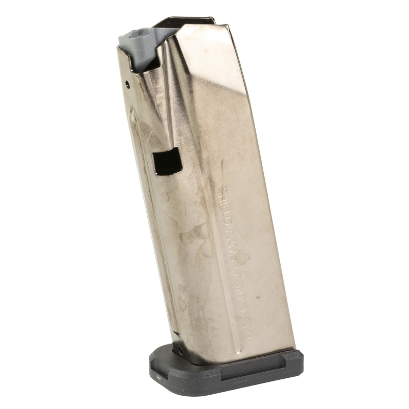 Shield Arms, Magazine, S15 Gen 3, 9Mm, 15 Rounds, Black Nickel Finish, Black, Fits Glock 43X/48