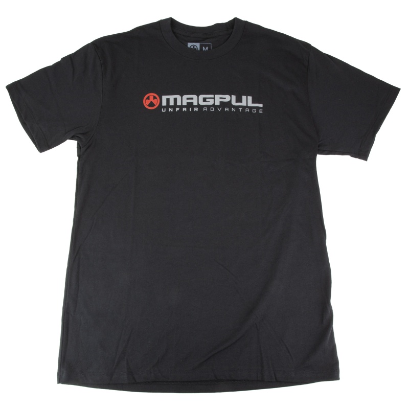 Magpul Industries, Unfair Advantage, T-Shirt, Medium, Cotton Polyester Blend, Black