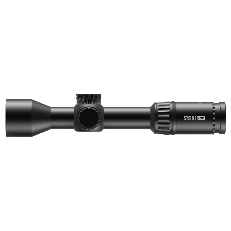 Steiner, H6xi, Rifle Scope, 2-12X Magnification, 42Mm Objective, 30Mm Main Tube, Str-Mil Reticle, First Focal Plane, Matte Finish, Black