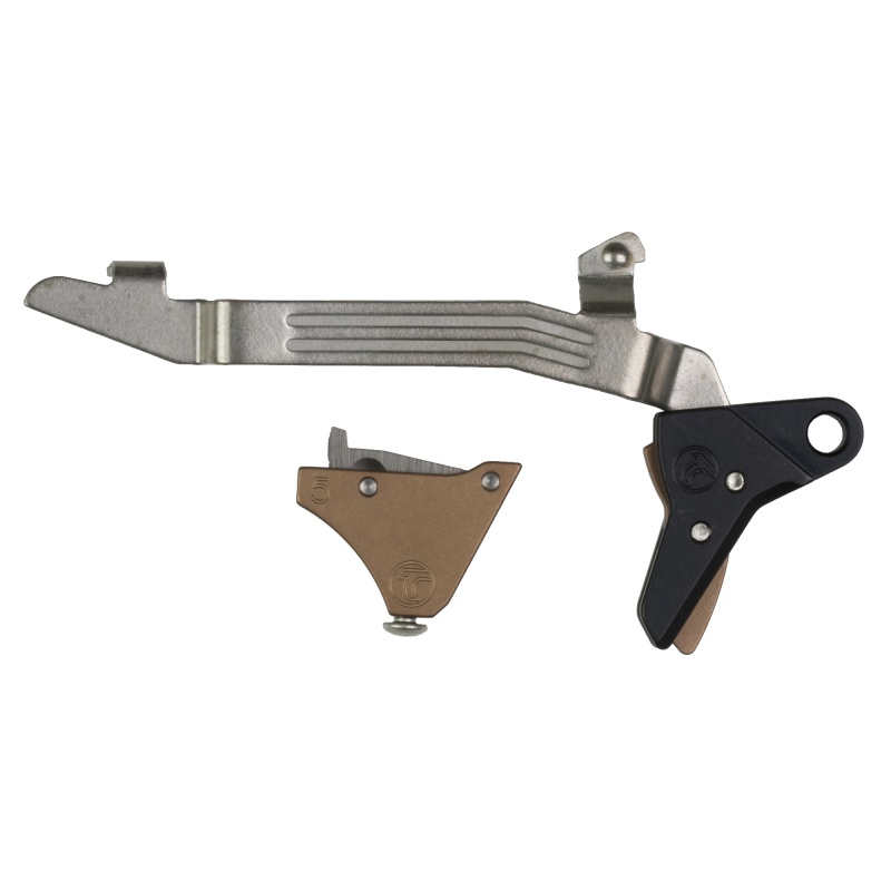 Timney Triggers, Alpha Competition Trigger, Anodized Finish, Bronze, Fits Gen 5 - G17, G19, G34