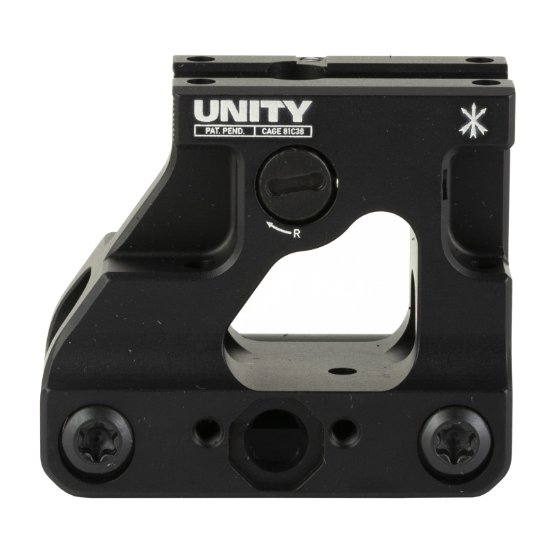 Unity Tactical, Fast Micro, Red Dot Mount, 2.26" Optical Height, Compatible With Mro/Mro-Hd Footprint, Anodized Finish, Black