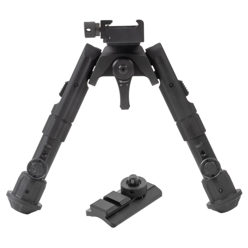 Leapers, Inc. - Utg, Recon 360, Bipod, Fits 1913 Picatinny Rail, 5.5"-7" Center Height, Anodized Finish, Black