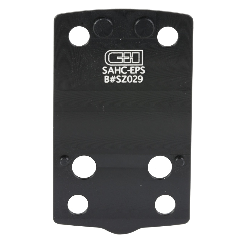 C&H Precision, V4, Optic Mounting Plate, For Springfield Hellcat To Holosun Eps/Eps Carry, Anodized Finish, Black, Includes Mounting Hardware