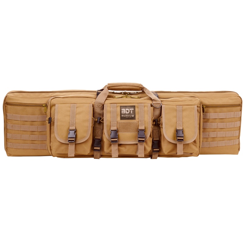 Bulldog Cases, Deluxe Double Rifle, Rifle Case, 42", Nylon, Tan