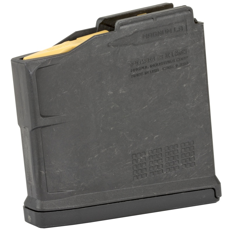 Magpul Industries, Magazine, Pmag, Magnum Long Action Calibers, 5 Rounds, Fits Aics Long Action And Hunter 700L Stock, Black