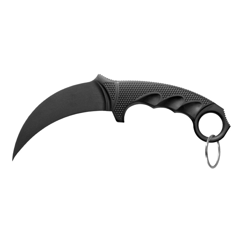 Cold Steel, Fgx Karambit, Fixed Blade Knife, 4" Blade, Karambit, Plain Edge, Black Handle, Kray-Ex, Black