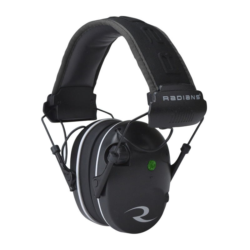 Radians, R3200 Dual Mic, Electronic Earmuff, Black/Gray Finish