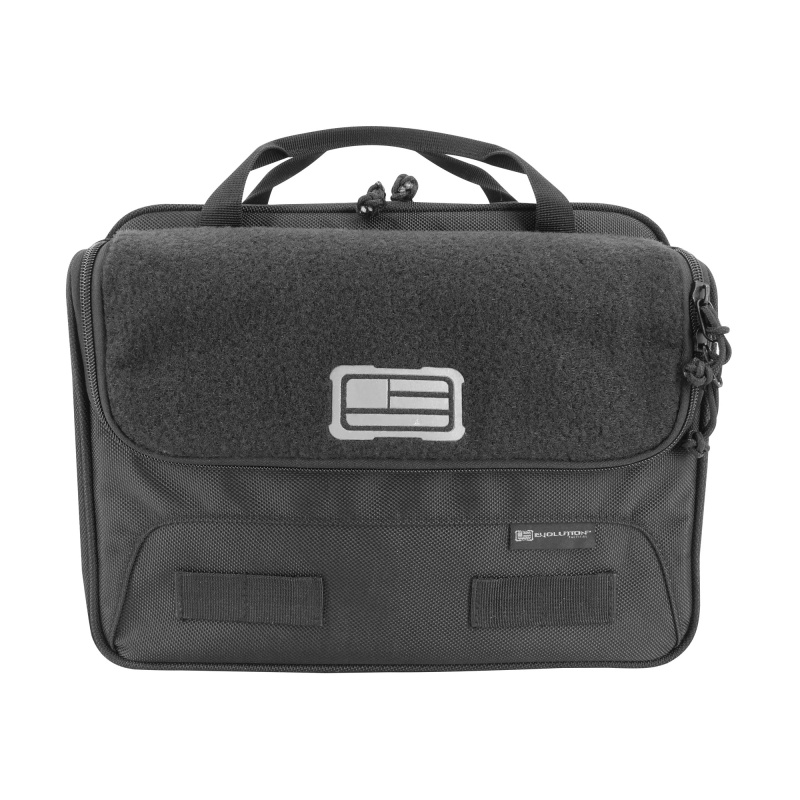 Evolution Outdoor, Tactical 1680 Series, Xl Tactical Double Pistol Case, Fits 2 Full Size Pistols, Polyester, Black