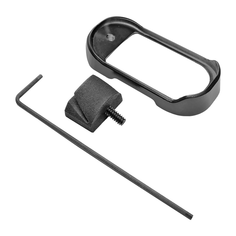 Shield Arms, Mag Well, Metal, Black, Fits Glock 43X/48