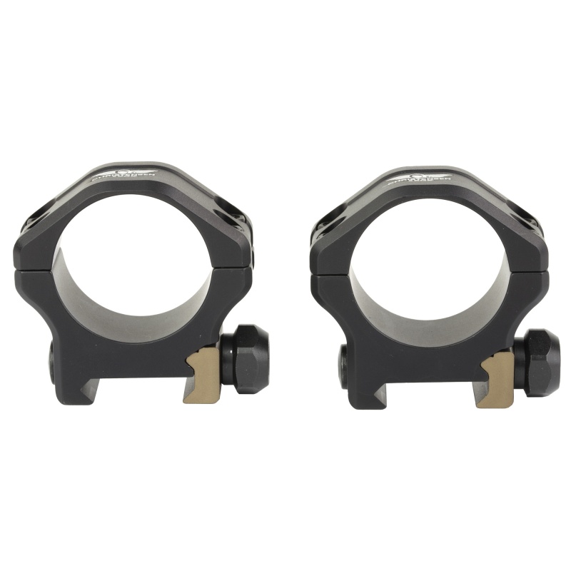 Christensen Arms, Ultralight, 30Mm Scope Rings, Low, Lightweight, Black, Anodized