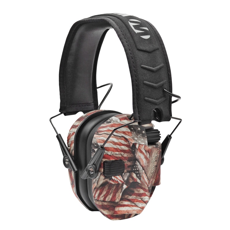 Walker's, Razor Slim Electronic Ear Muffs, American Flag