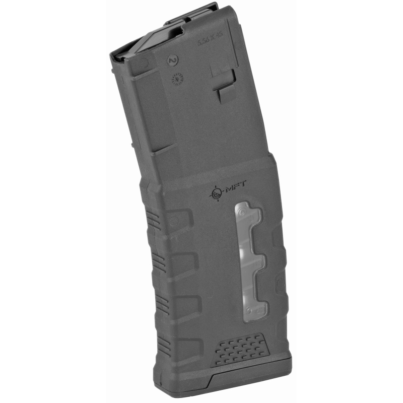 Mission First Tactical, Mft Window Exd Polymer Magazine, 223 Remington/5.56 Nato, .300 Aac Magazine, 30 Rounds, Fits Ar Rifles, Polymer, Black