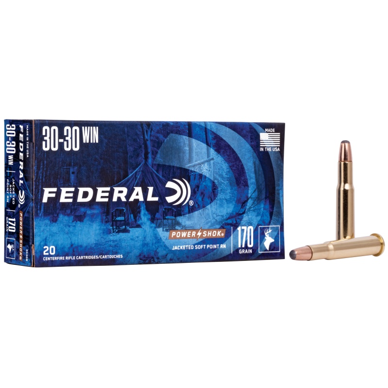 Federal PowerShok 30-30 170 Grain Ammunition