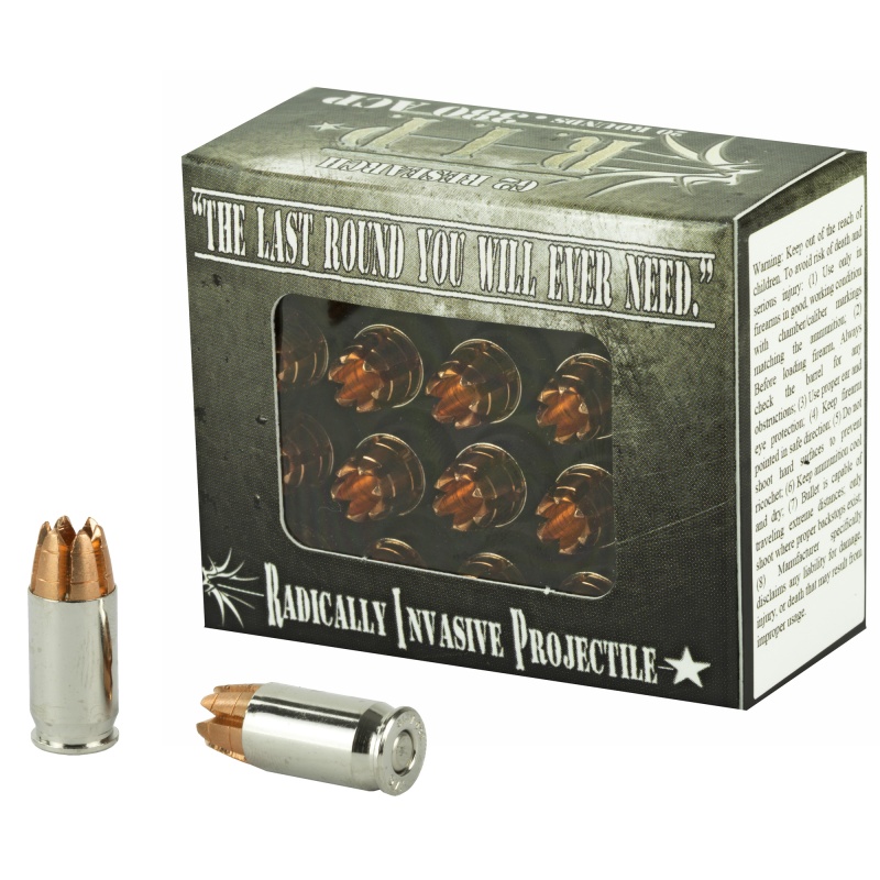 G2 Research, Rip, 380Acp, 62 Grain, Lead Free, 20 Round Box, California Certified Nonlead Ammunition
