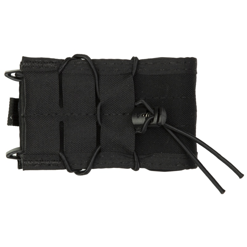 High Speed Gear, Rifle Taco, Single Magazine Pouch, Molle, Fits Most Rifle Magazines, Hybrid Kydex And Nylon, Black