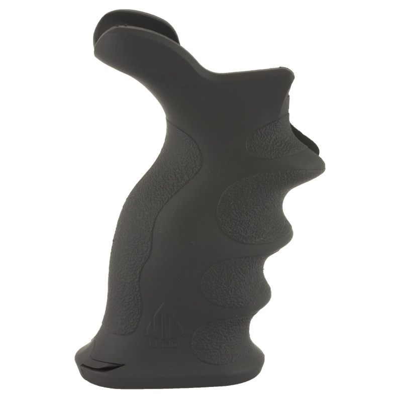 Leapers, Inc. - Utg, Model 4, Combat Sniper Pistol Grip, Fits Ar-15/M16, Contoured Finger Grooves, With Storage Compartment, Black Finish
