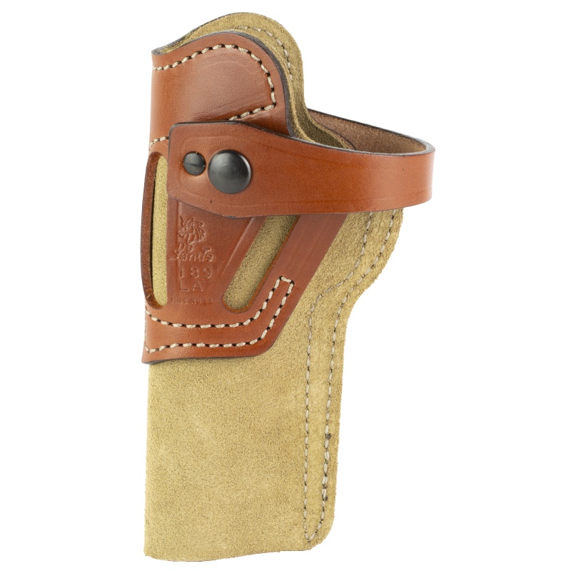 Desantis Gunhide, Wild Hog, Outside The Waistband Holster, Ambidextrous, Fits Ruger Mk Series, 22/45, S&W 41, Browning Buckmark, Leather, Tan