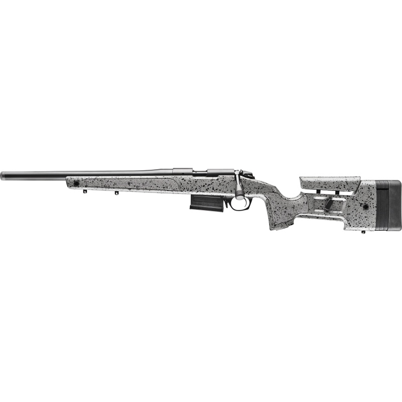 Bergara, B14 R, Bolt Action Rifle, 22Lr, Trainer Rifle, 18"Bergara 4140 Steel Barrel, Threaded 1/2X28, Cerakote Finish, Black, Synthetic Stock, Gray And Black, 10 Rounds, 1 Magazine, Left Hand