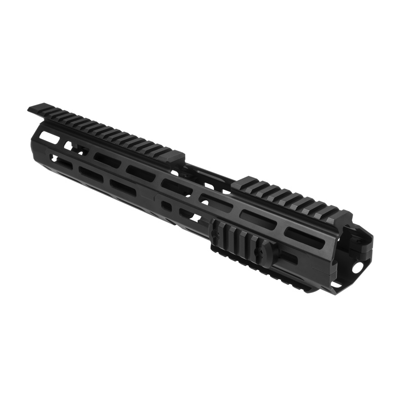 Ncstar, Mlok Extended Handguard, Fits Ar-15 With Carbine Length Gas System And Fixed Front Sight Base, Drop In, Anodized Finish, Black