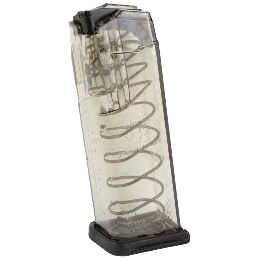 Elite Tactical Systems Group, Elite Tactical Systems Group, Magazine, 9Mm, 15 Rounds, Fits Glock 19/26, All Generations, Polymer, Clear