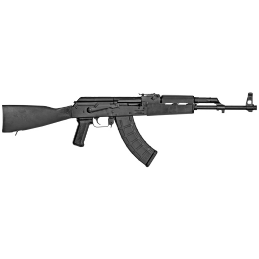 Century Arms, Wasr-10, Semi-Automatic Rifle, 7.62X39, 16.25" Barrel, Matte Finish, Black, Polymer Stock, 30 Rounds, 1 Magazine
